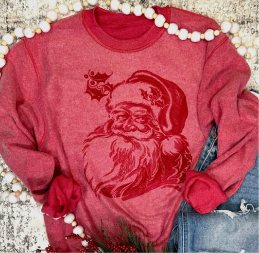 Red Santa Crewneck