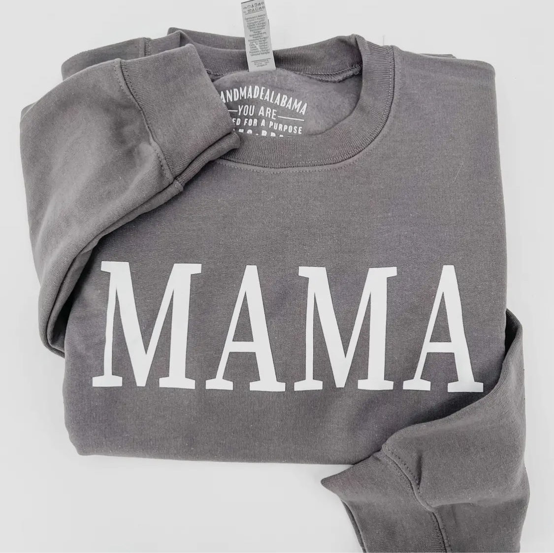 Grey MAMA Crewneck