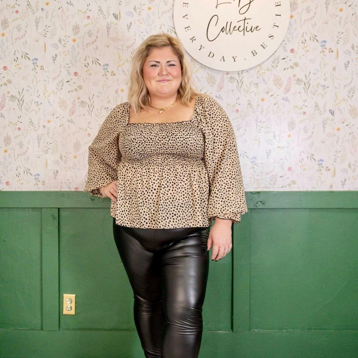 Plus Size Cheetah Top