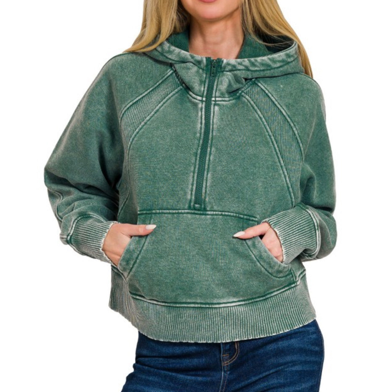 Cropped Scuba Pullover