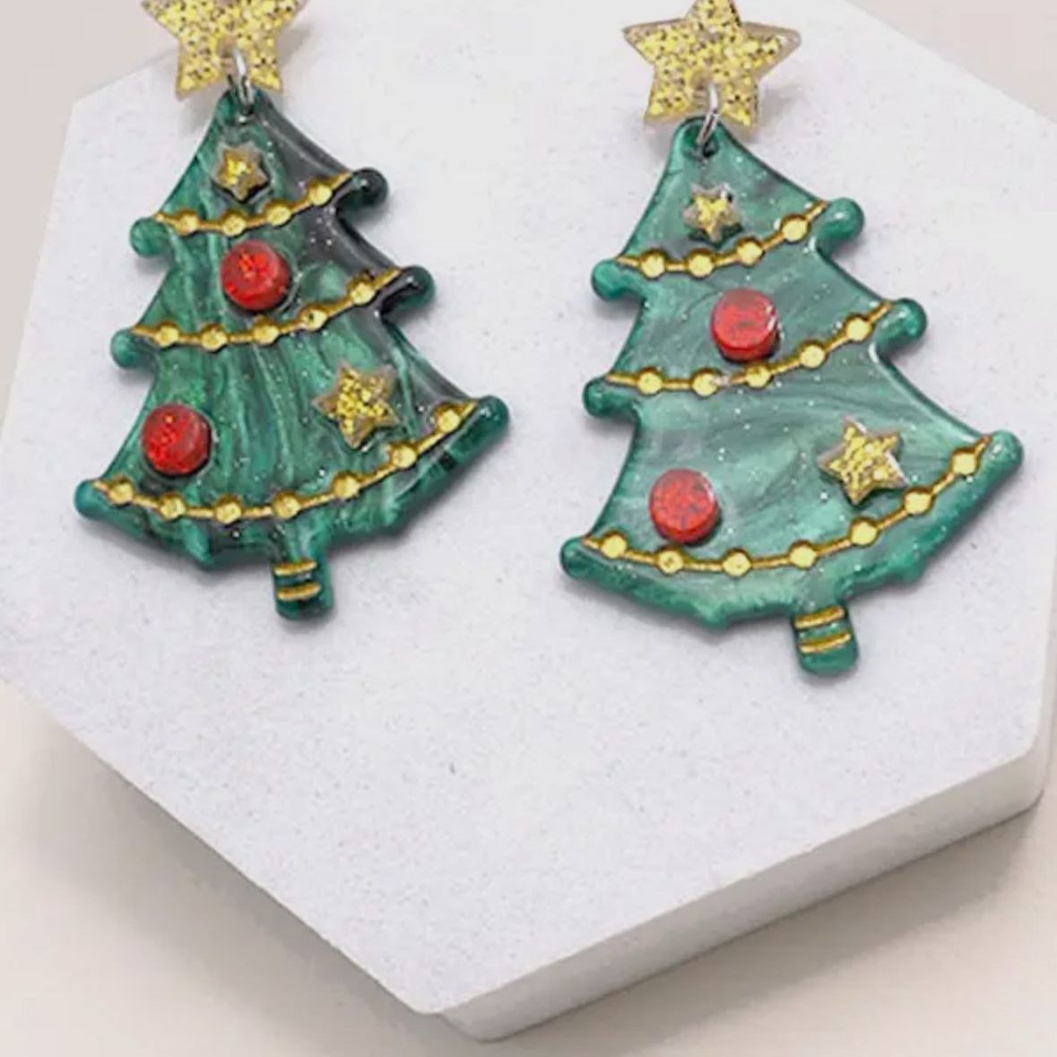 Christmas Tree Earrings