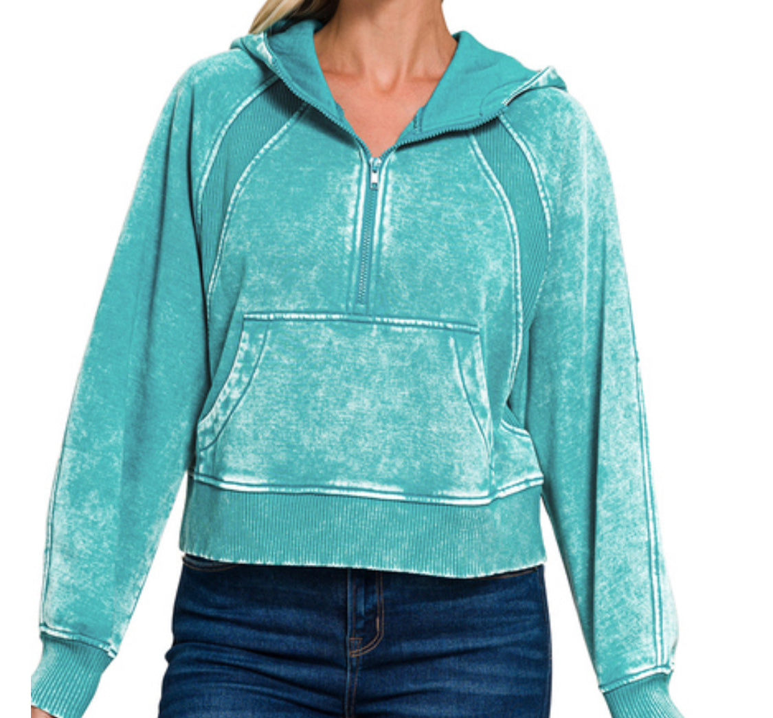 Teal Scuba Pullover