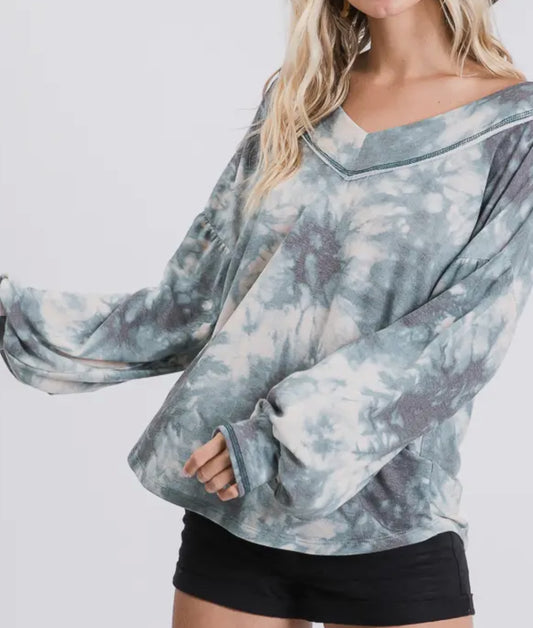 Tie-dye Blouse